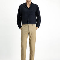 Light Beige Super Slim Fit Extra Narrow Cut 4-Season Flexible Chino Sport Pants