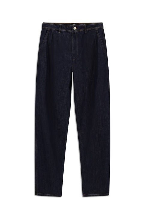 Koyu Lacivert Regular Fit Standart Kesim Pamuk Denim Pantolon
