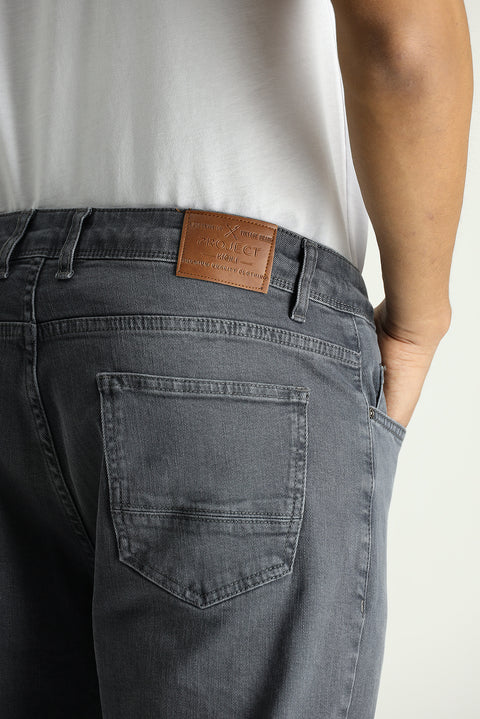 Light Mink Regular Fit Standard Cut Lycra Denim Pants