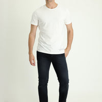 Black Super Slim Fit Extra Narrow Cut Lycra Denim Trousers