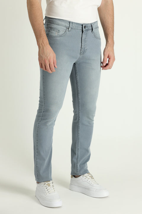 Indigo Super Slim Fit Extra Narrow Cut Stretch Denim Pants