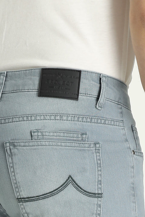 Indigo Super Slim Fit Extra Narrow Cut Stretch Denim Pants