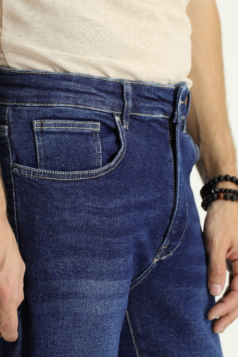 Indigo Super Slim Fit Extra Narrow Cut Stretch Denim Pants