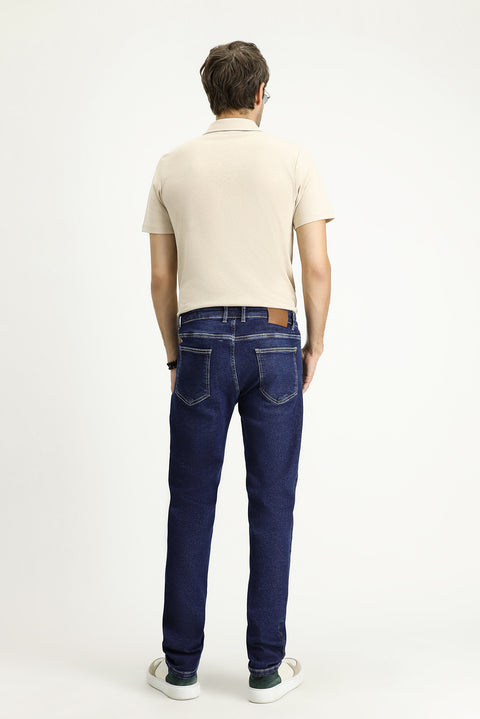 Indigo Super Slim Fit Extra Narrow Cut Stretch Denim Pants