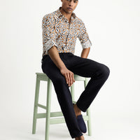 Dark Navy Super Slim Fit Extra Narrow Cut Lycra Denim Jeans