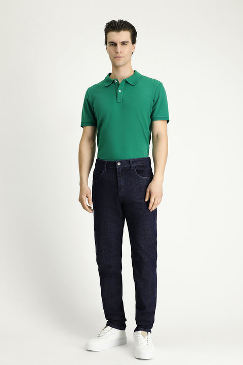 Dark Indigo Slim Fit Stretch Denim Jeans