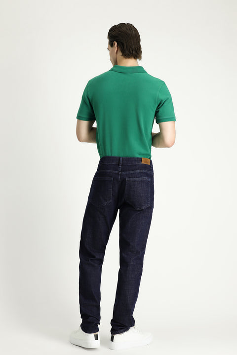 Dark Indigo Slim Fit Stretch Denim Jeans