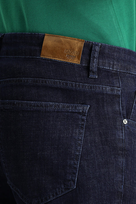 Dark Indigo Slim Fit Stretch Denim Jeans