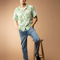 Indigo Regular Fit Standard Cut Lycra Denim Pants