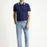 Light Blue Slim Fit Stretch Denim Jeans
