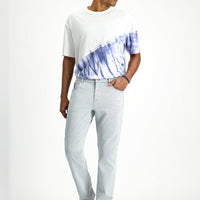 Light Blue Slim Fit Stretch Denim Jeans