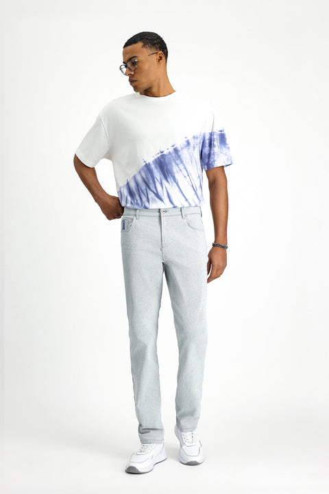 Light Blue Slim Fit Stretch Denim Jeans