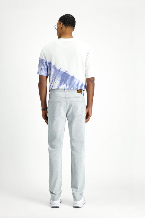 Light Blue Slim Fit Stretch Denim Jeans