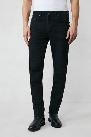  Siyah Regular Fit Standart Kesim Pamuklu Likralı Esnek 4 Mevsim Denim Pantolon