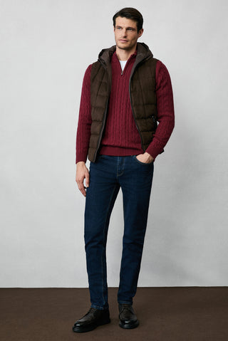  Koyu İndigo Regular Fit Standart Kesim Pamuklu Likralı Esnek 4 Mevsim Denim Pantolon