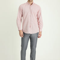 Medium Grey 4 Drop Relaxed Fit Classic Fabric Trousers