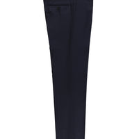 Black Navy 7 Drop Slim Fit Classic Fabric Trousers