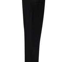 Siyah 4 Drop Relaxed Fit Rahat Kesim Klasik Kumaş Pantolon