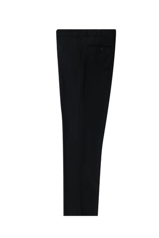  Siyah 4 Drop Relaxed Fit Rahat Kesim Klasik Kumaş Pantolon