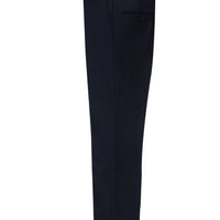 Dark Navy 6 Drop Regular Fit Standard Cut Classic Fabric Trousers