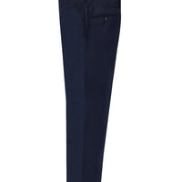 Medium Navy 7 Drop Slim Fit Classic Fabric Trousers