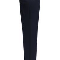 Dark Navy 7 Drop Slim Fit Classic Fabric Trousers