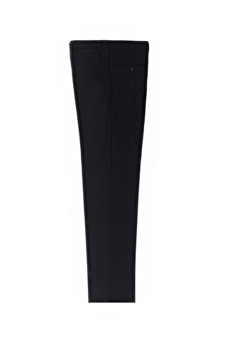  Siyah 7 Drop Slim Fit Dar Kesim Klasik Kumaş Pantolon