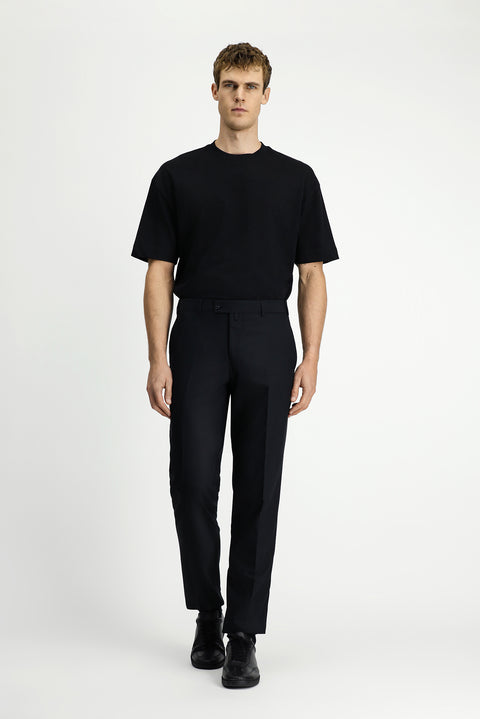 Black 7 Drop Slim Fit Classic Trousers