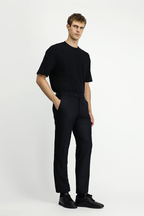 Black 7 Drop Slim Fit Classic Trousers