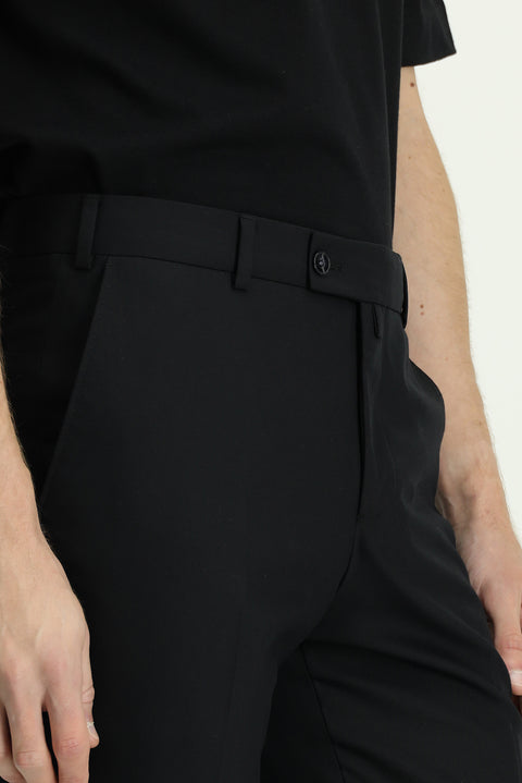Black 7 Drop Slim Fit Classic Trousers