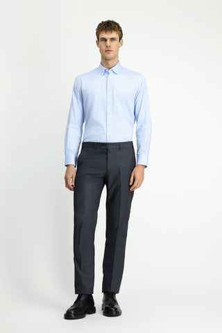  Açık Füme 7 Drop Slim Fit Dar Kesim Likralı Klasik Kumaş Pantolon