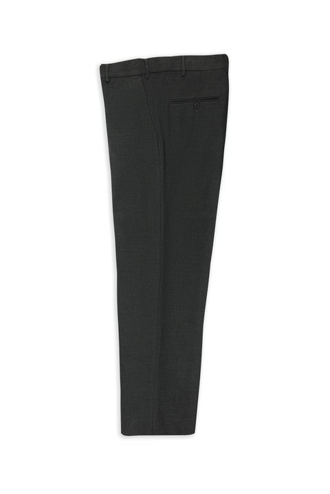 Medium Anthracite 4 Drop Relaxed Fit Lycra Classic Fabric Trousers
