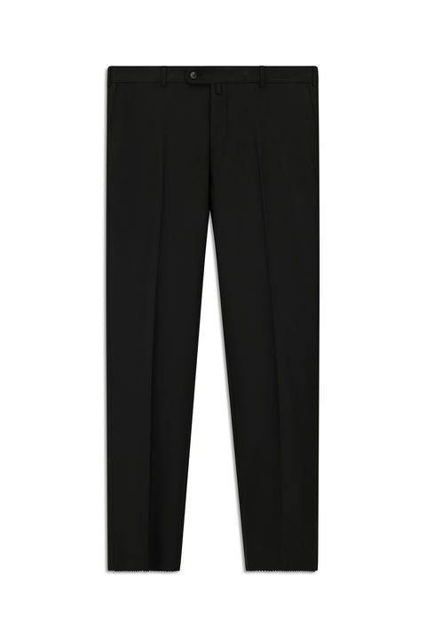 Black 7 Drop Slim Fit Classic Fabric Trousers