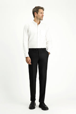  Siyah 6 Drop Regular Fit Standart Kesim Klasik Kumaş Pantolon