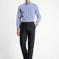 Dark Anthracite 4 Drop Relaxed Fit Classic Fabric Trousers