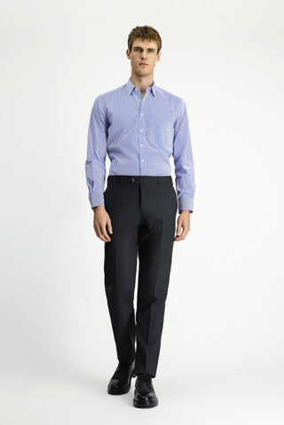  Koyu Antrasit 4 Drop Relaxed Fit Rahat Kesim Klasik Kumaş Pantolon