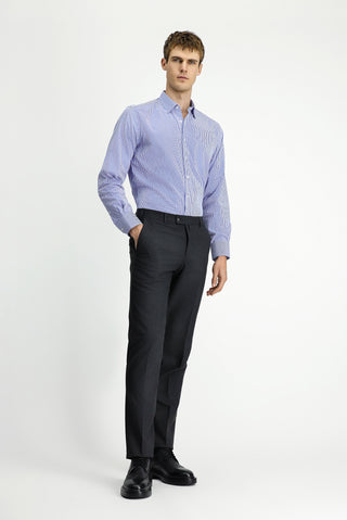 Koyu Antrasit 4 Drop Relaxed Fit Rahat Kesim Klasik Kumaş Pantolon