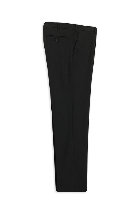 Medium Anthracite 4 Drop Relaxed Fit Classic Fabric Trousers