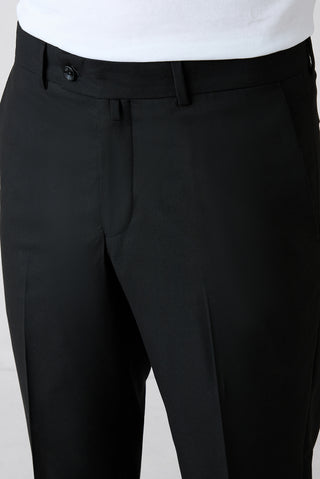  Siyah 6 Drop Regular Fit Standart Kesim Klasik Kumaş Pantolon