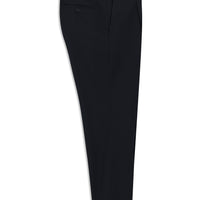 Dark Navy 4 Drop Relaxed Fit Pleated Classic Fabric Trousers