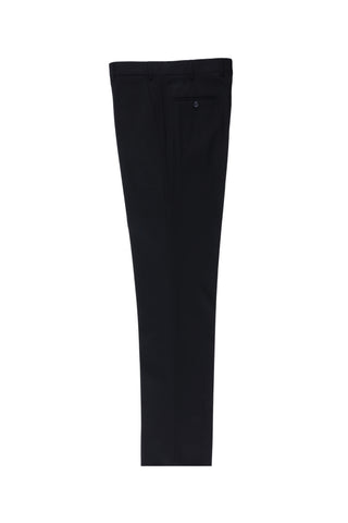  Koyu Lacivert 6 Drop Regular Fit Standart Kesim Yünlü Klasik Kumaş Pantolon