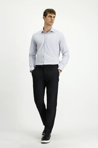  Koyu Füme 6 Drop Regular Fit Standart Kesim Yünlü Klasik Kumaş Pantolon
