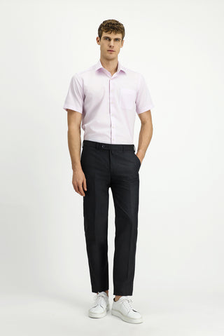  Koyu Füme 4 Drop Relaxed Fit Rahat Kesim Yünlü Klasik Kumaş Pantolon