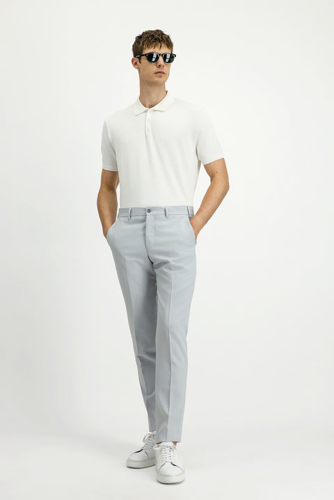 Stone 6 Drop Regular Fit Standard Cut Lycra Classic Fabric Trousers