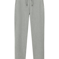 Medium Grey Regular Fit Standard Cut Elasticated Waist Drawstring Lycra Trousers