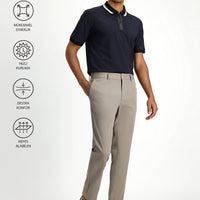 Orta Vizon Techno-Line 7 Drop Super Slim Fit Eksra Dar Kesim Likralı Klasik Kumaş Pantolon