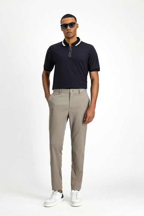 Orta Vizon Techno-Line 7 Drop Super Slim Fit Eksra Dar Kesim Likralı Klasik Kumaş Pantolon