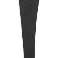 Dark Anthracite 7 Drop Super Slim Fit Extra Narrow Cut Patterned Classic Fabric Trousers