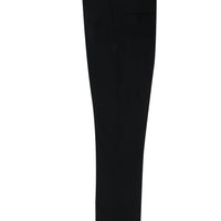 Black 7 Drop Slim Fit Narrow Cut Classic Wool Fabric Trousers