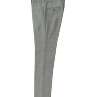 Medium Grey 6 Drop Regular Fit Standard Cut Classic Fabric Wool Trousers